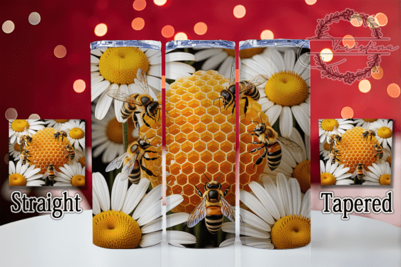 3D Bee Honeycomb Tumbler: A Stylish Digital Design for Custom Drinkware Projects