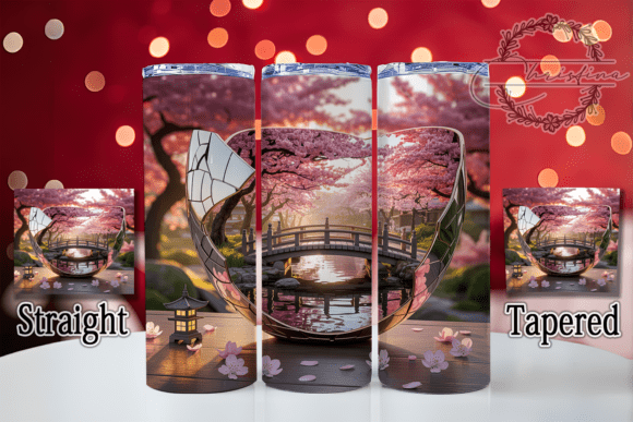 3D Cherry Blossom Tumbler Designs for Versatile Drinkware Projects