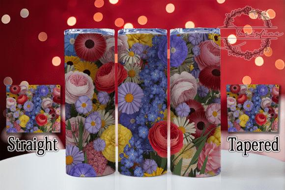 3D Rainbow Floral Tumbler: A Digital Design Revolution for Creative Entrepreneurs