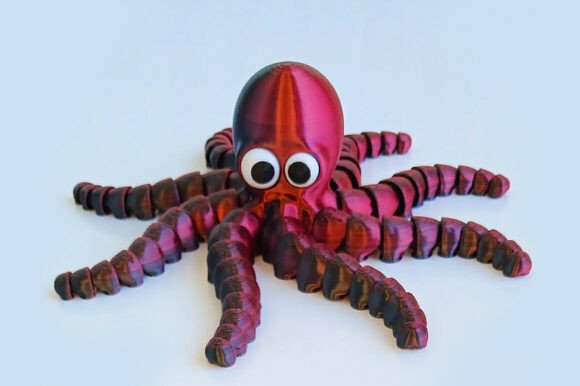 Articulated Octopus – Flexible 3D Model: Bringing Ocean Life to Your Printer