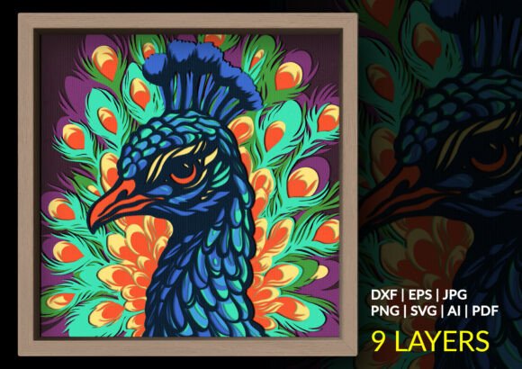 Beautiful Peacock 3D Shadow Box SVG: A Designer’s Guide to Integration and Execution