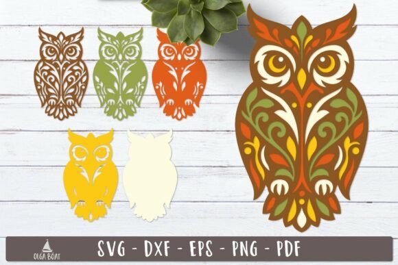 Exploring the Beauty and Utility of the 3D Layered Owl Mandala SVG