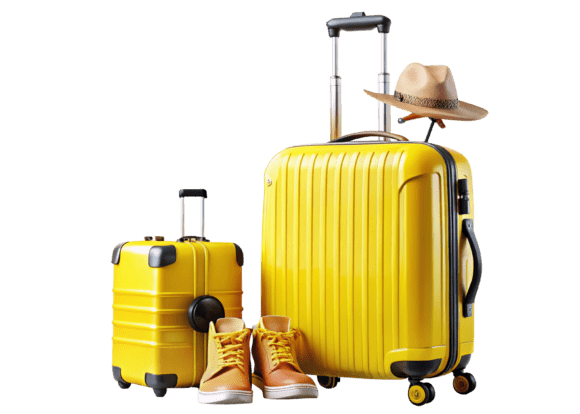 Free Travel Luggage Bag Clipart 3D PNG: High-Quality Design Resources for Creative Projects