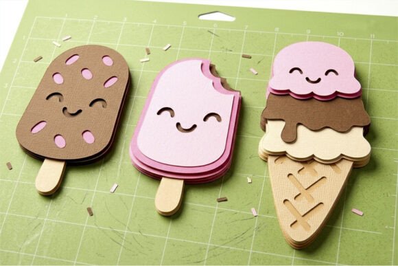 Ice Cream of the World 3D SVG: A Sweet Addition to Your Creative Projects