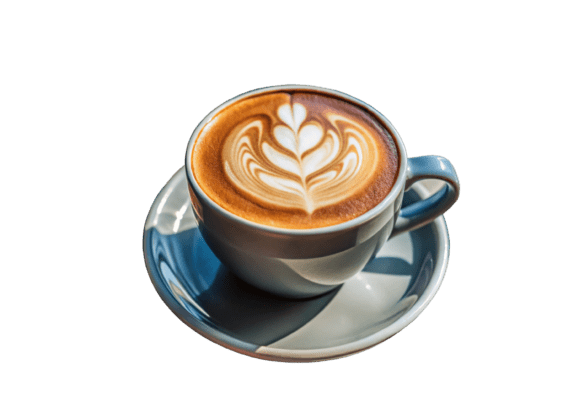 Watercolor Coffee Cup 3D Icon for Creative Design Projects